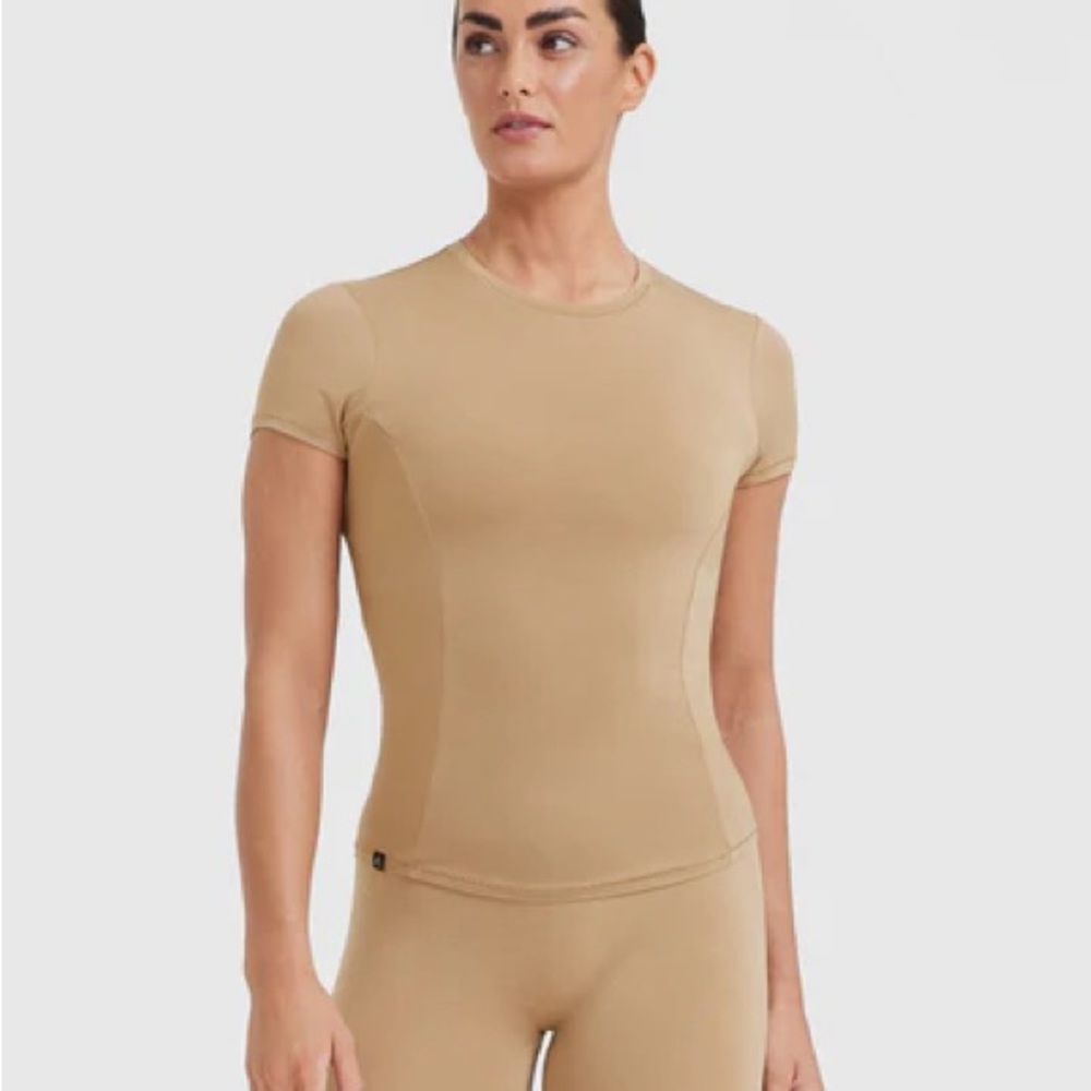 ONER ACTIVE Mellow Soft Short Sleeve T-Shirt | Dune Brown